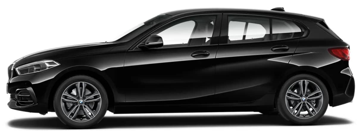 Seitenansicht eines BMW 1er-Reihe