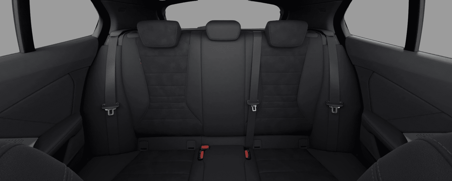 Ansicht der Rücksitze eines BMW 1er-Reihe