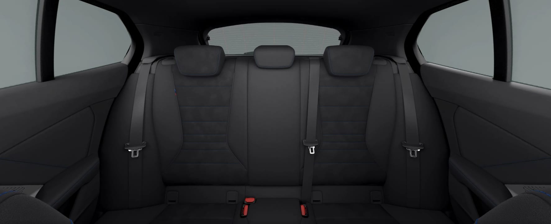 Ansicht der Rücksitze eines BMW 1er-Reihe