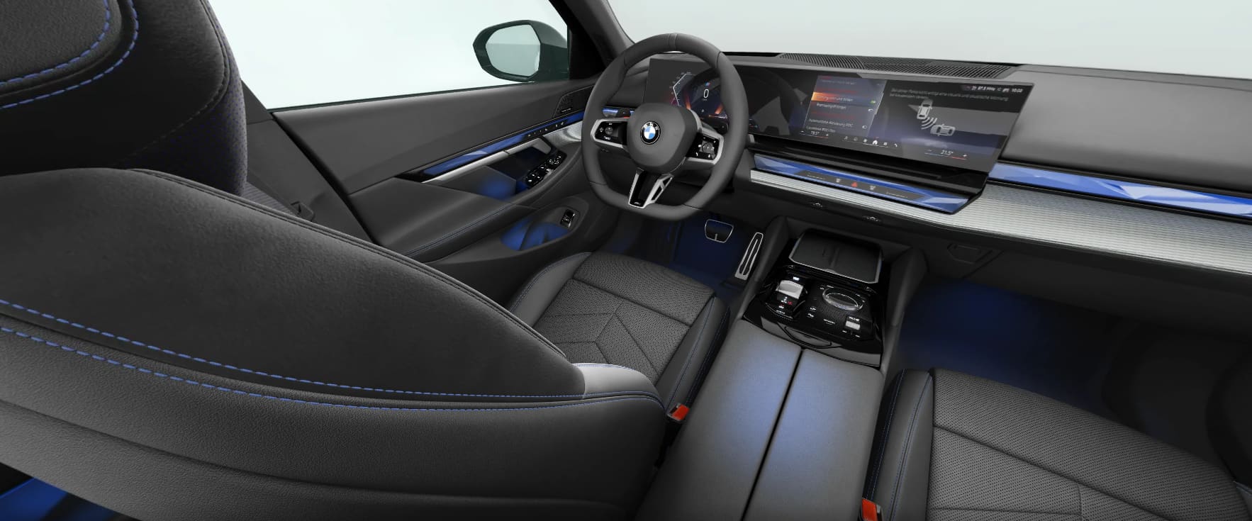 Ansicht des Armaturenbretts eines BMW 5er-Reihe