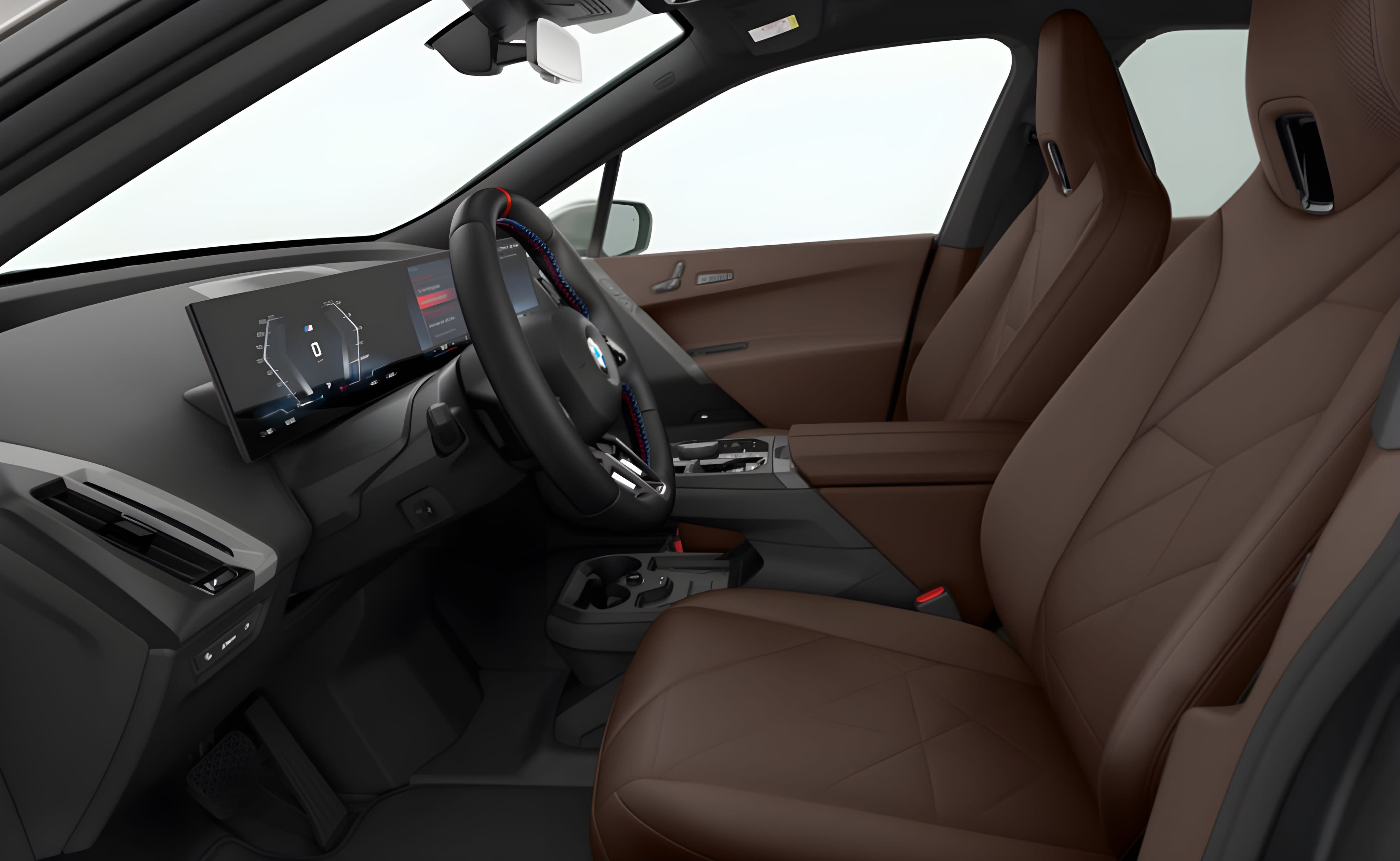 Ansicht der Frontsitze eines BMW iX
