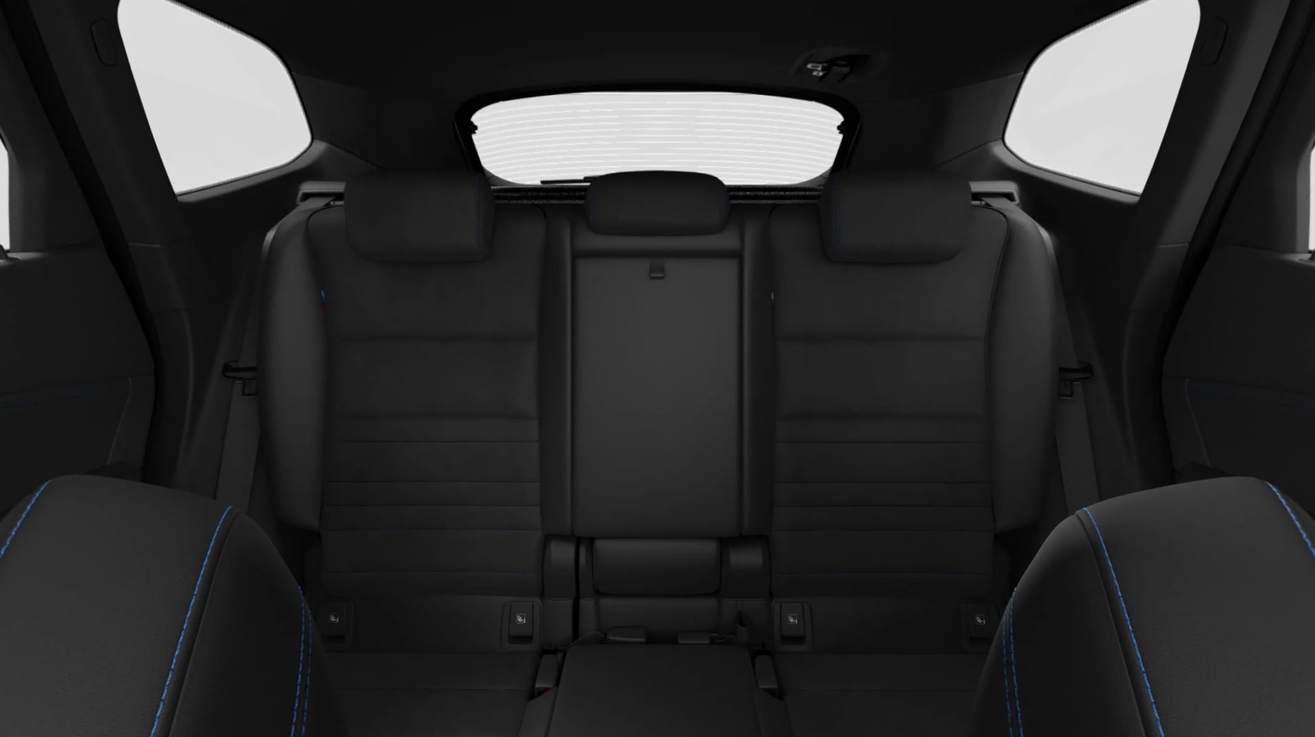 Ansicht der Rücksitze eines BMW X1