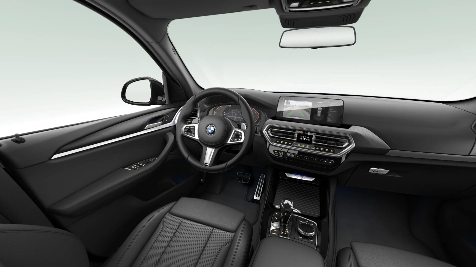 Ansicht des Armaturenbretts eines BMW X3