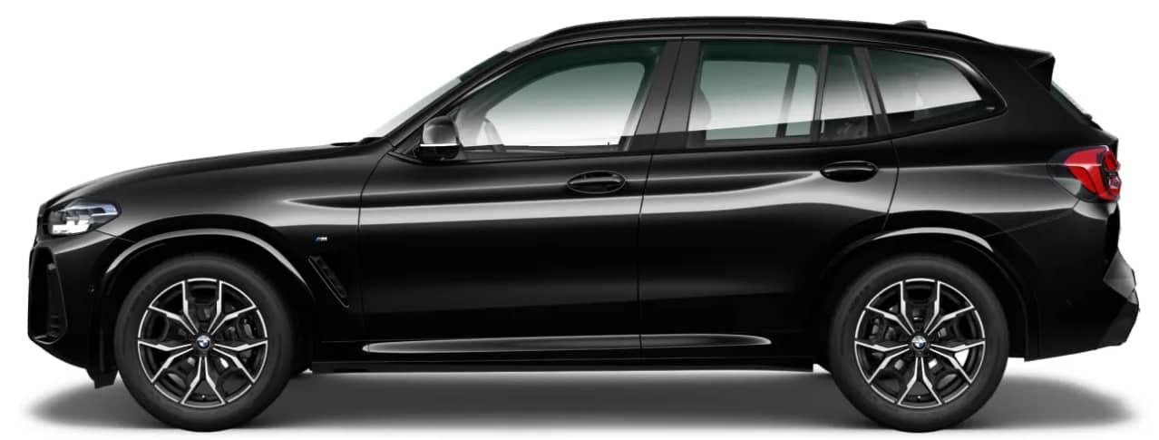 Seitenansicht eines BMW X3