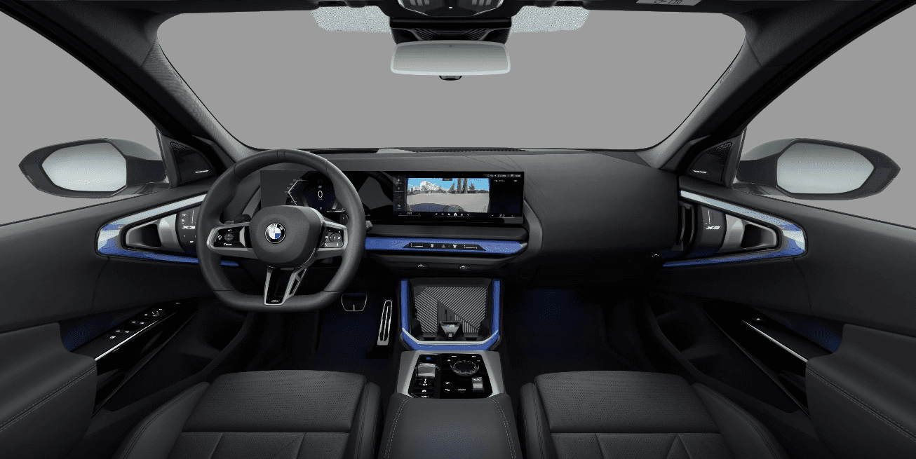 Ansicht des Armaturenbretts eines BMW X3