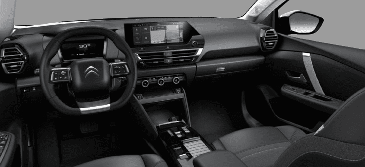 Ansicht des Armaturenbretts eines Citroen C4 X