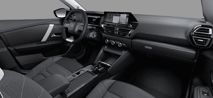 Ansicht der Frontsitze eines Citroen C4 X