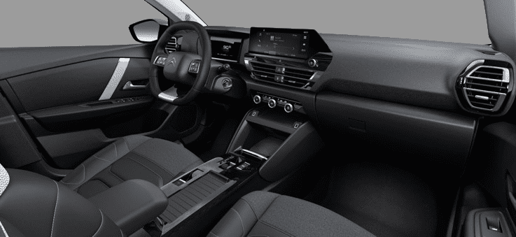Ansicht des Armaturenbretts eines Citroen C4 X