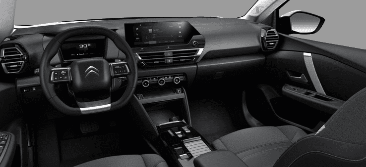 Ansicht des Armaturenbretts eines Citroen C4 X