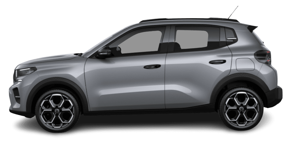 Seitenansicht eines Citroën C3