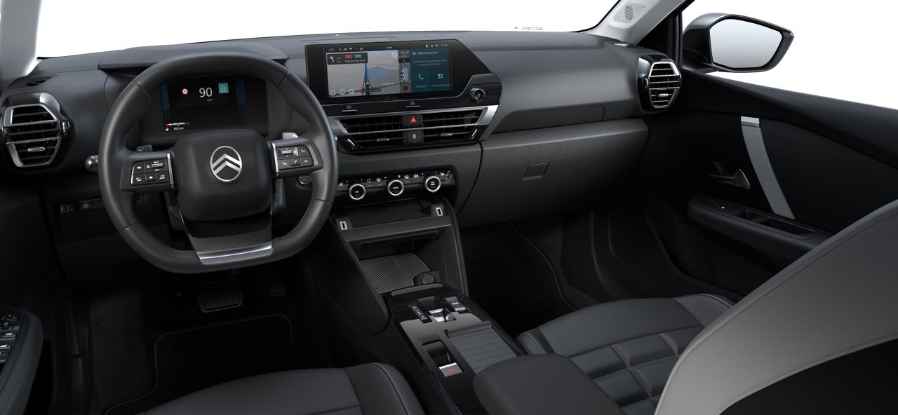 Ansicht des Armaturenbretts eines Citroen C4