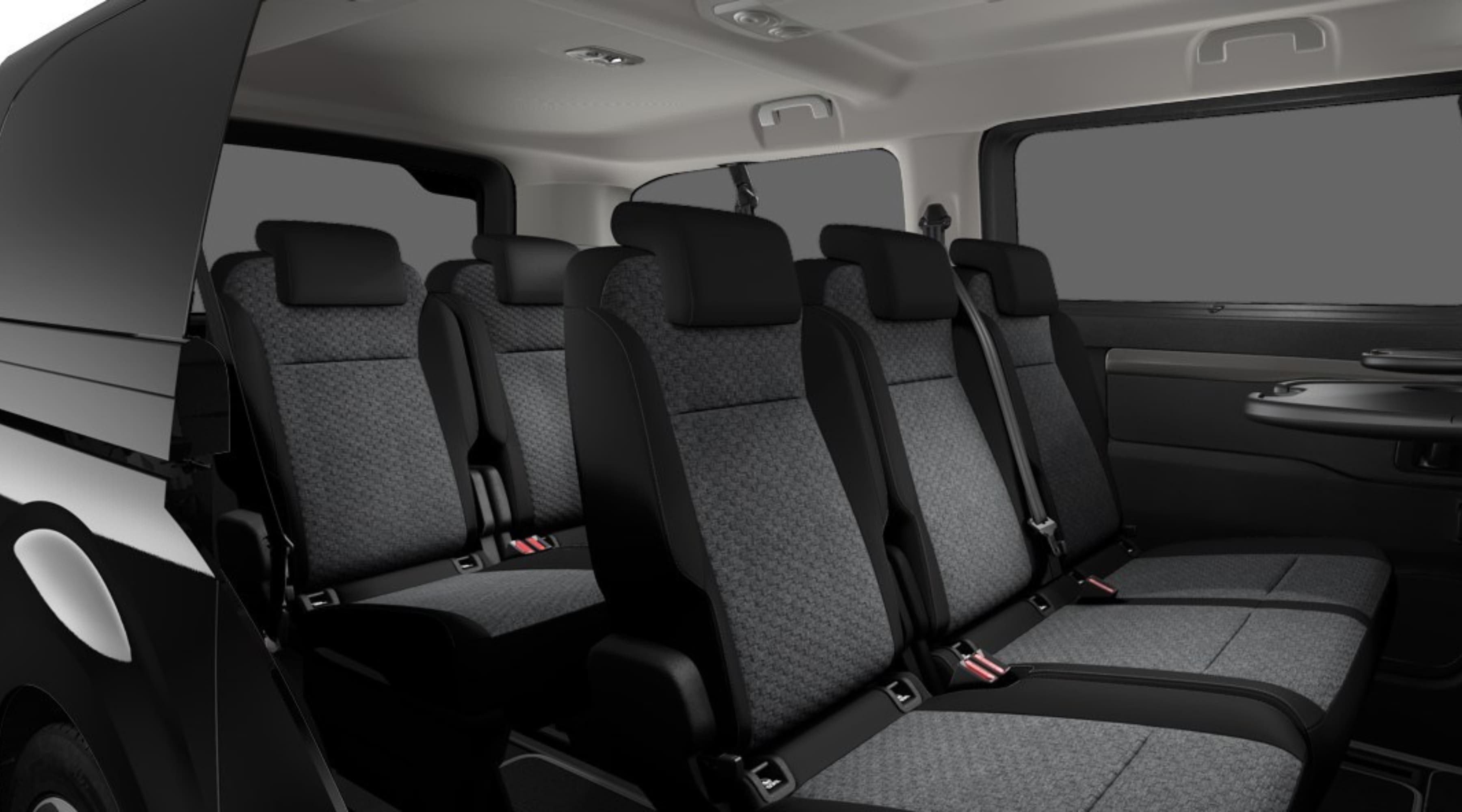 Ansicht der Rücksitze eines Citroën SpaceTourer