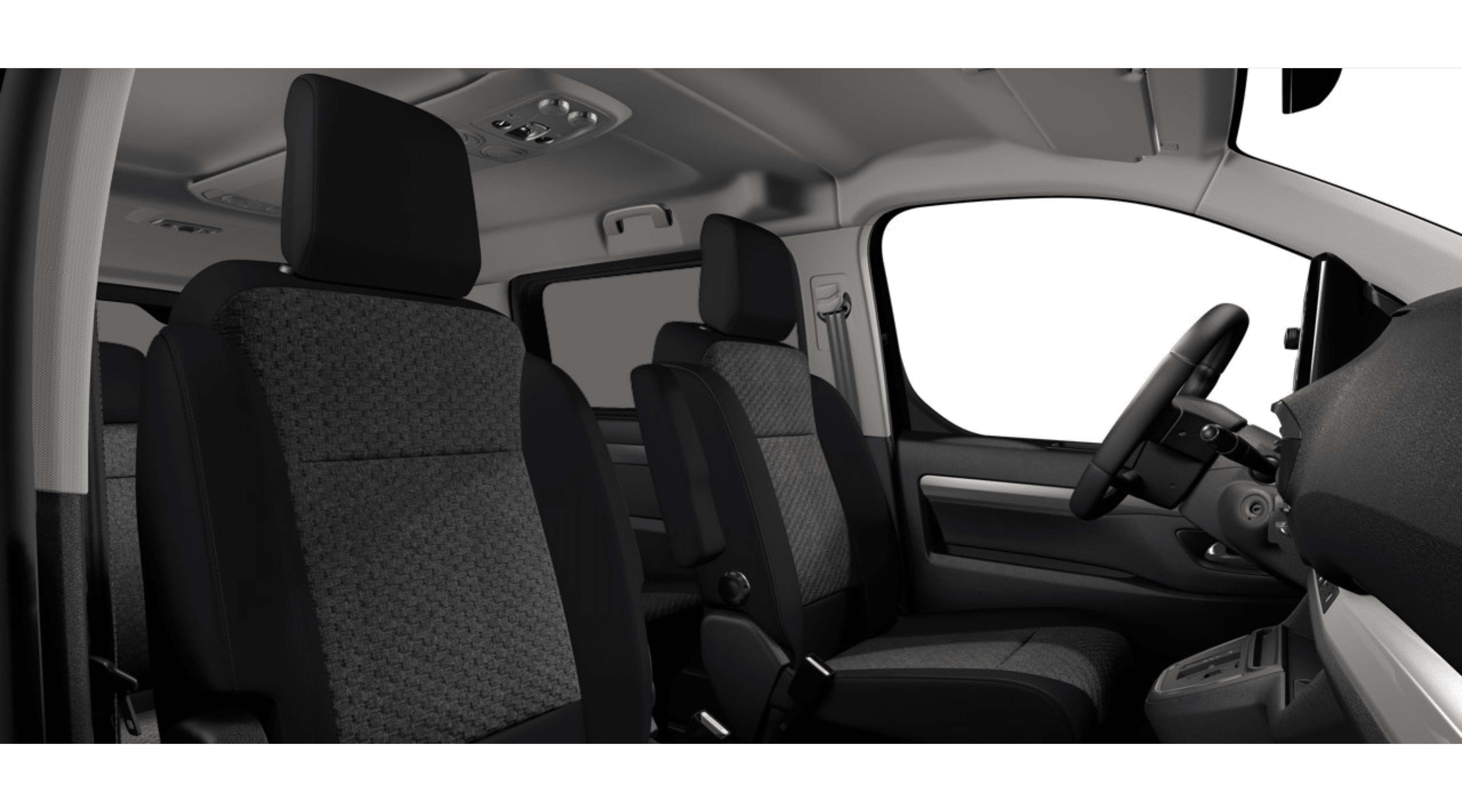 Ansicht der Frontsitze eines Citroën SpaceTourer