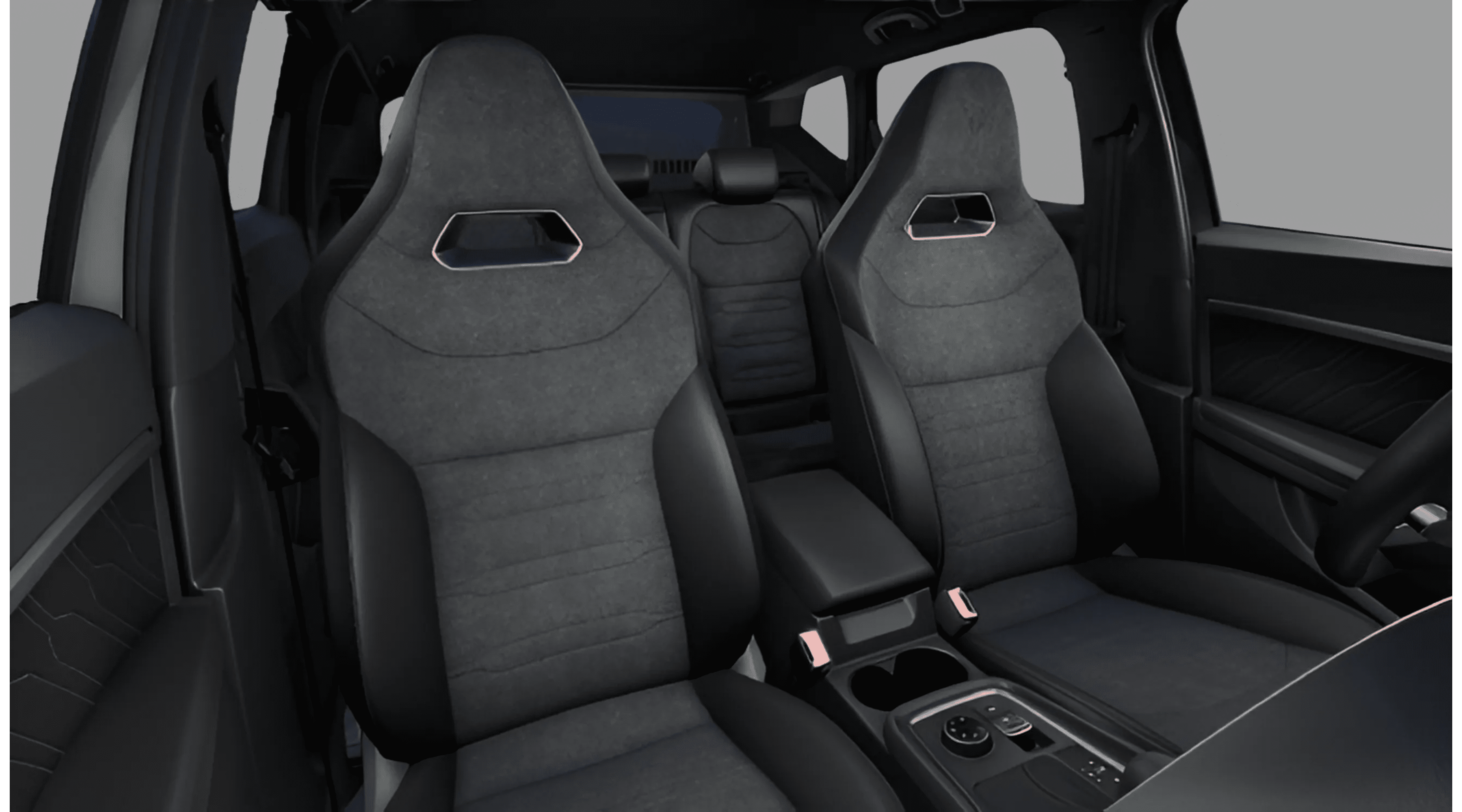 Ansicht der Frontsitze eines CUPRA Ateca
