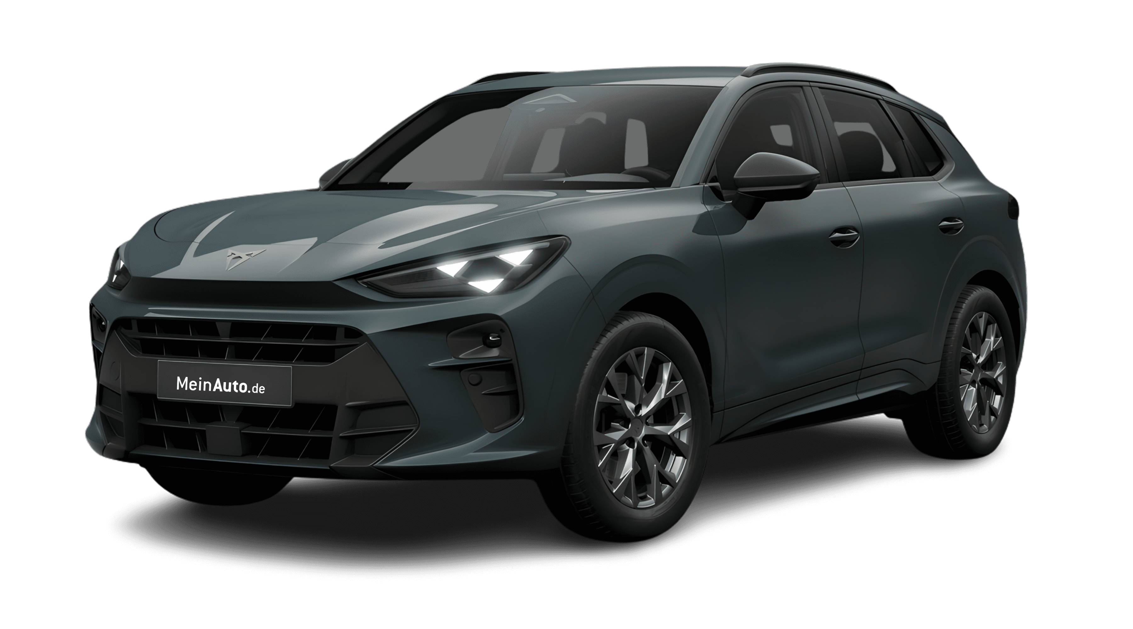 Schräge Frontansicht eines CUPRA Terramar, freigestellt