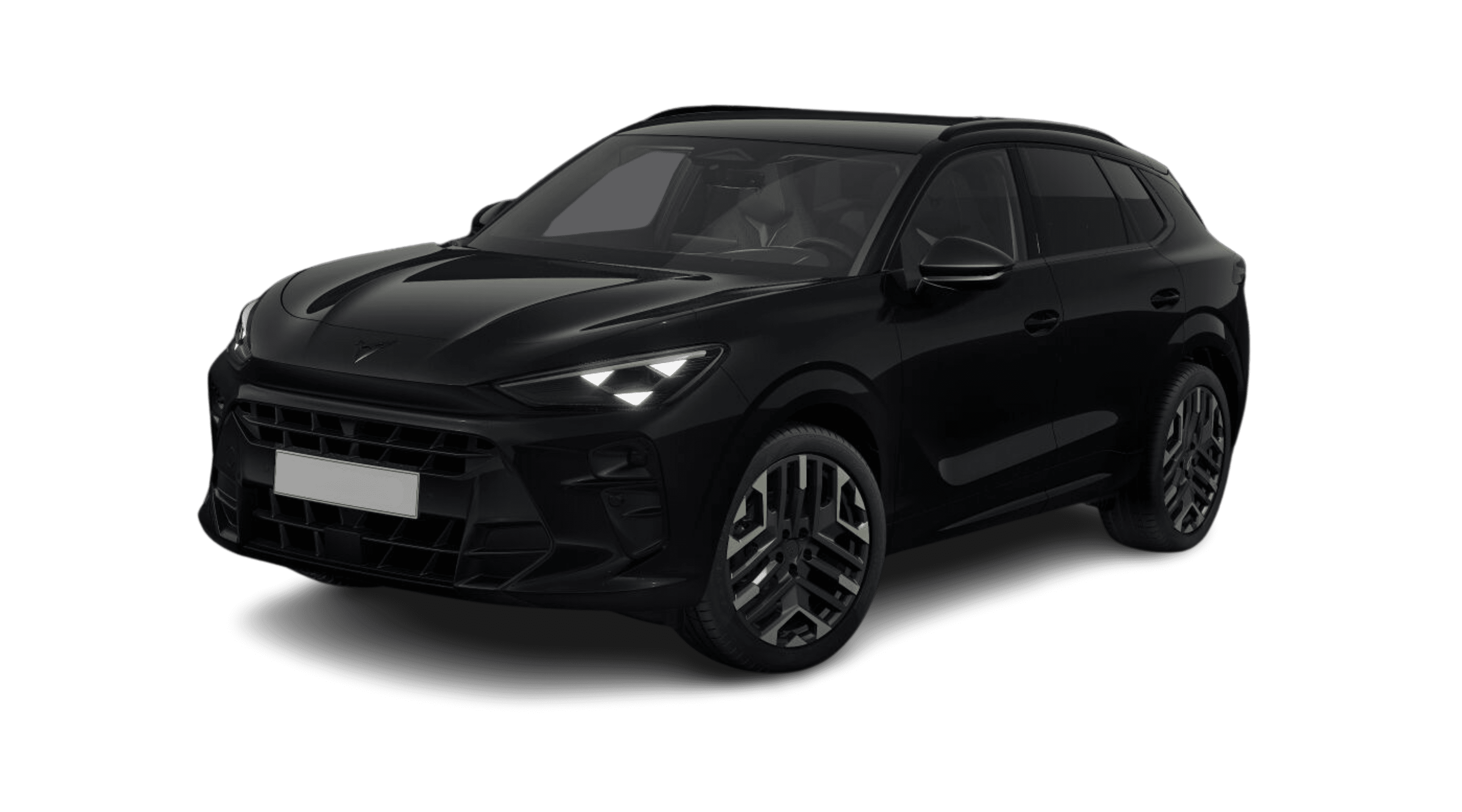 Schräge Frontansicht eines CUPRA Terramar, freigestellt