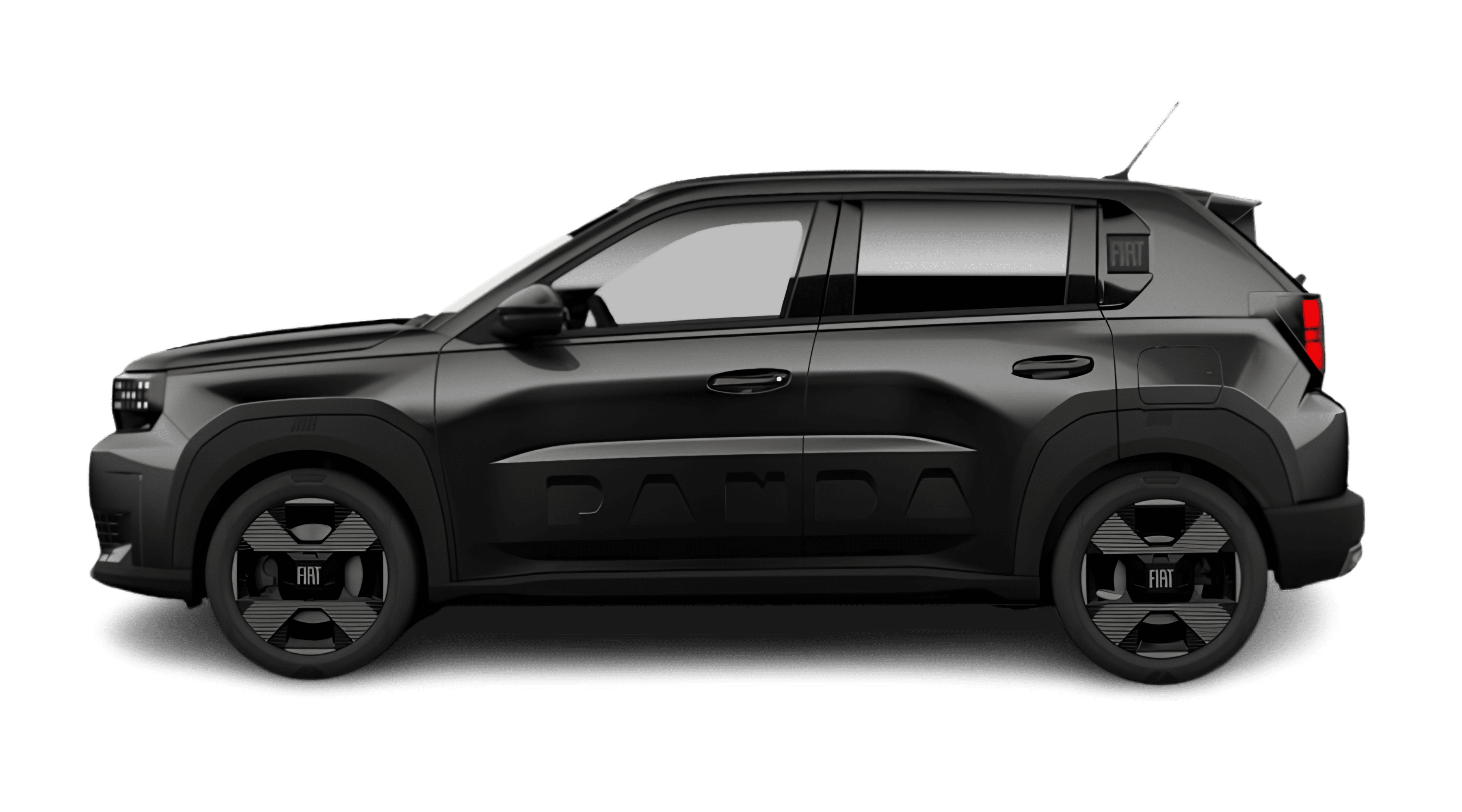 Seitenansicht eines Fiat Grande Panda