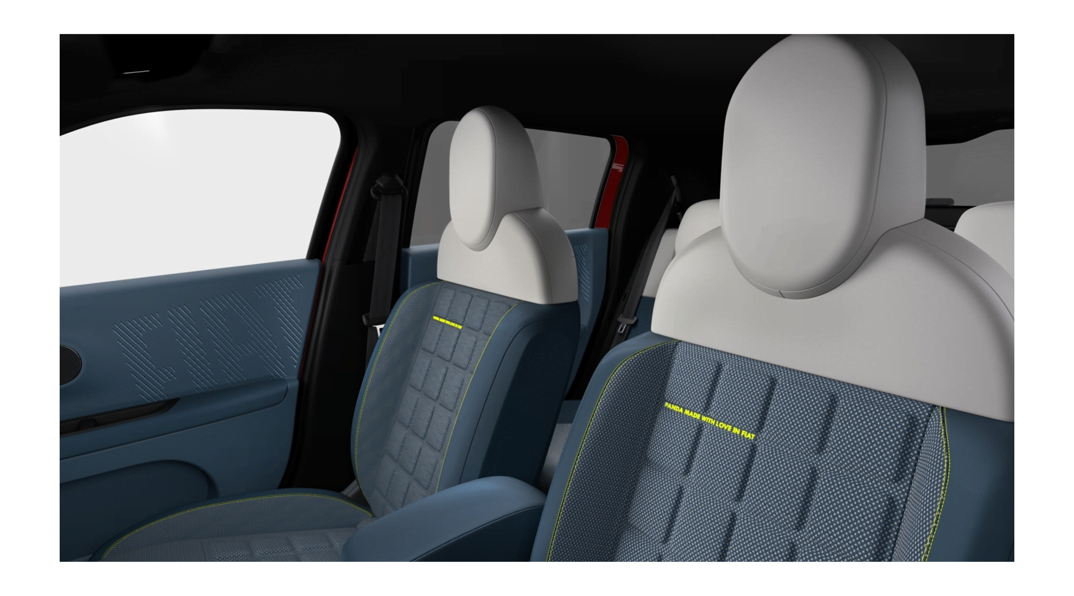 Vordersitze eines Fiat Grande Panda
