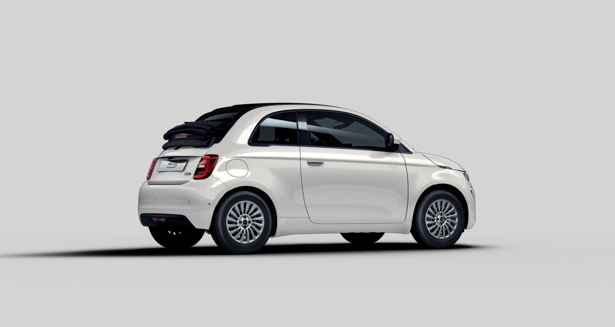 Seitenansicht eines Fiat 500