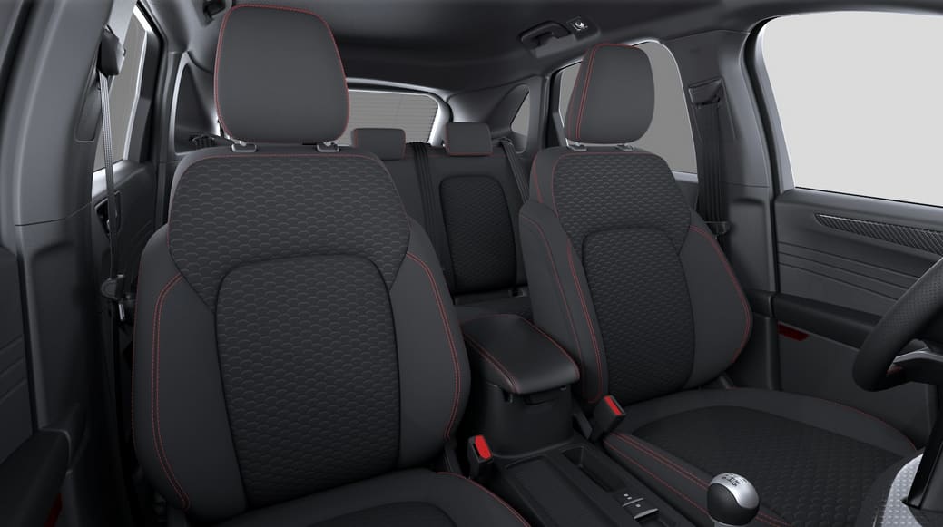 Ansicht der Frontsitze eines Ford Kuga