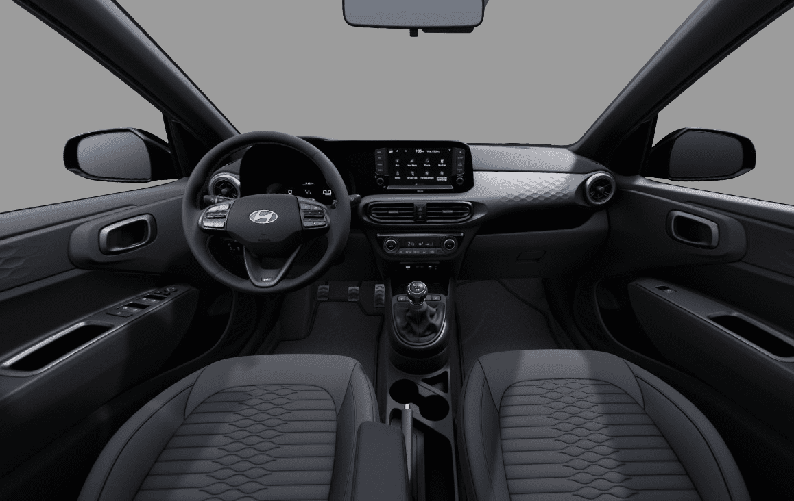 Ansicht des Armaturenbretts eines Hyundai i10