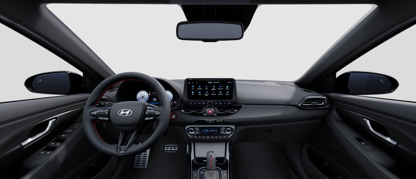 Ansicht des Armaturenbretts eines Hyundai i30