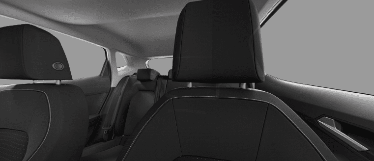 Ansicht der Rücksitze eines SEAT Ibiza