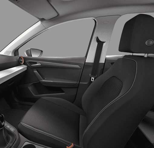 Ansicht der Frontsitze eines SEAT Ibiza