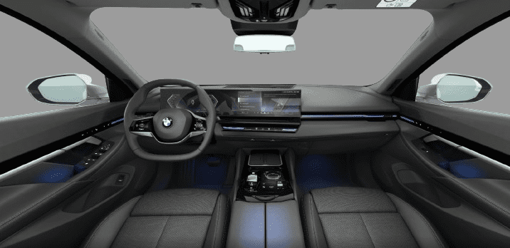 Ansicht des Armaturenbretts eines BMW 5er-Reihe