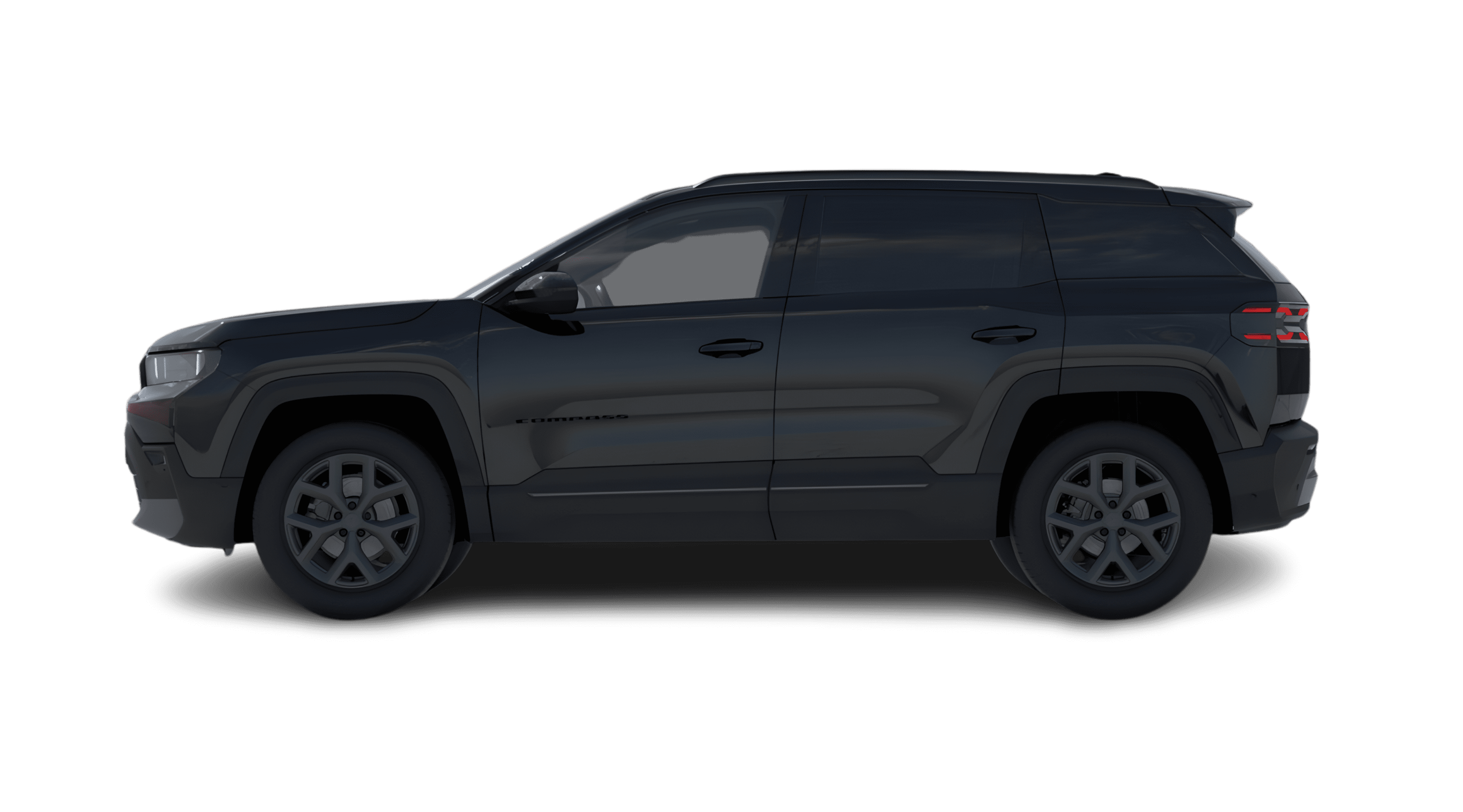 Seitenansicht eines Jeep Compass