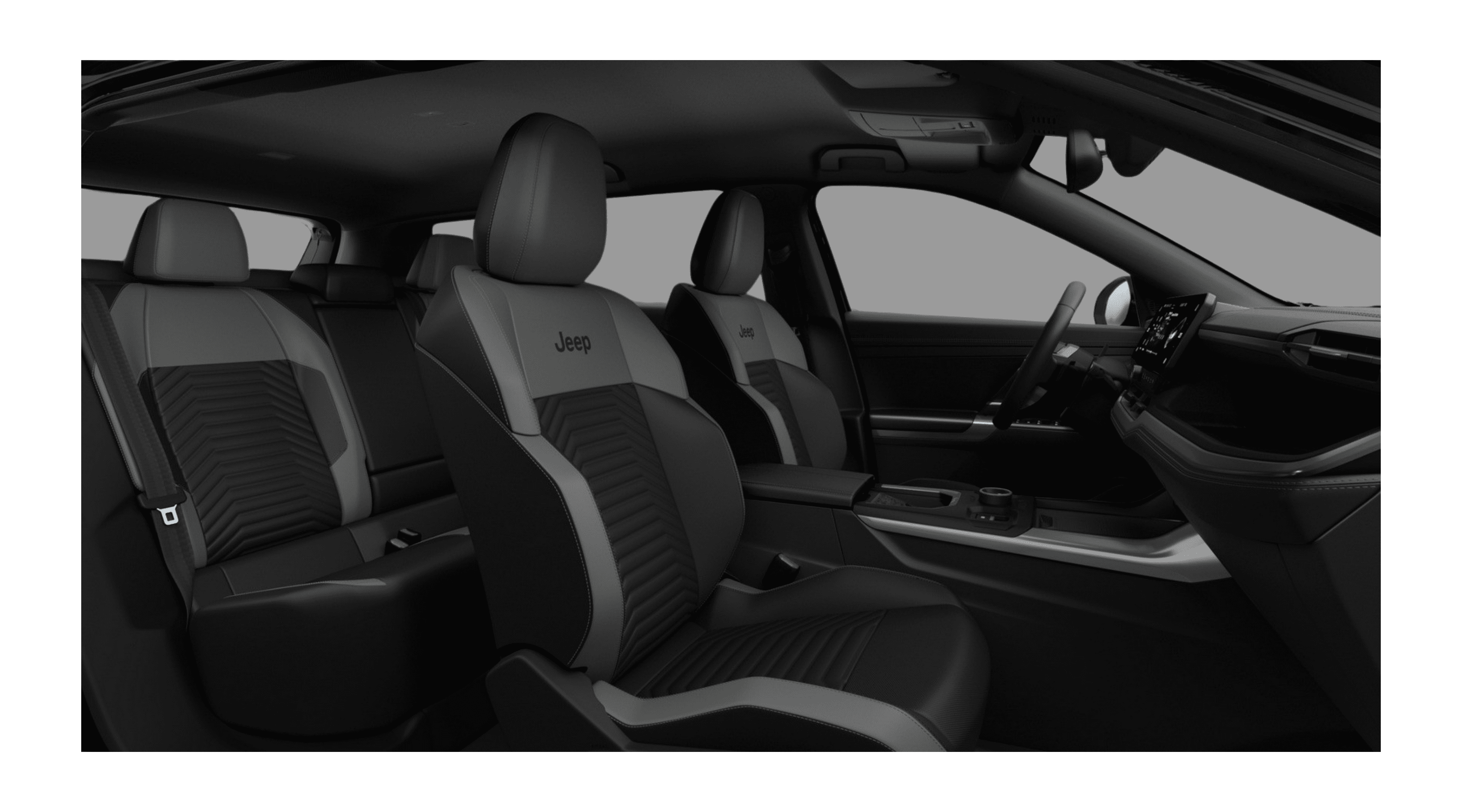 Vordersitze eines Jeep Compass