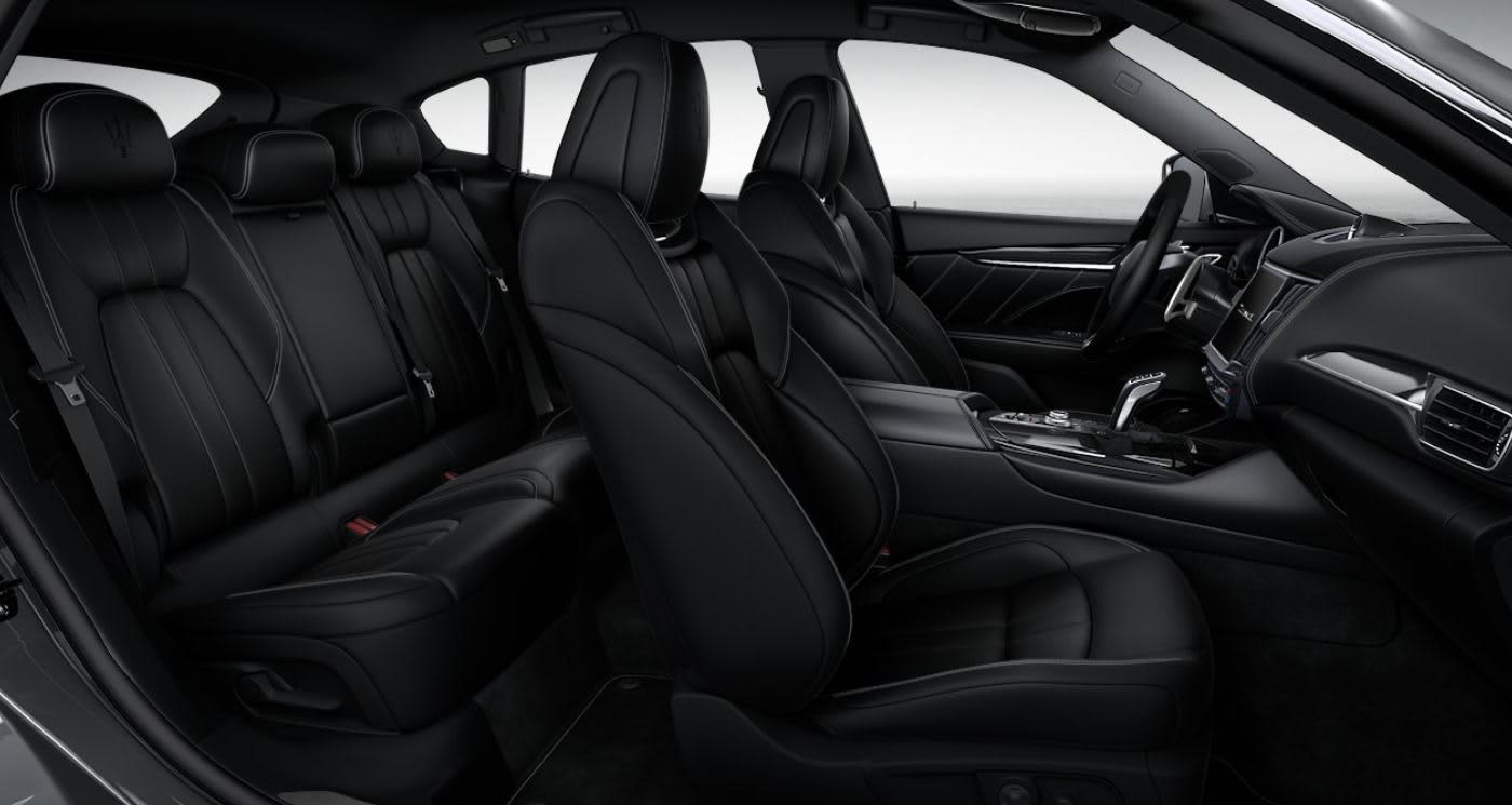 Ansicht der Rücksitze eines Maserati Levante