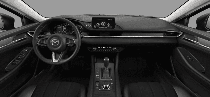Ansicht des Armaturenbretts eines Mazda Mazda6