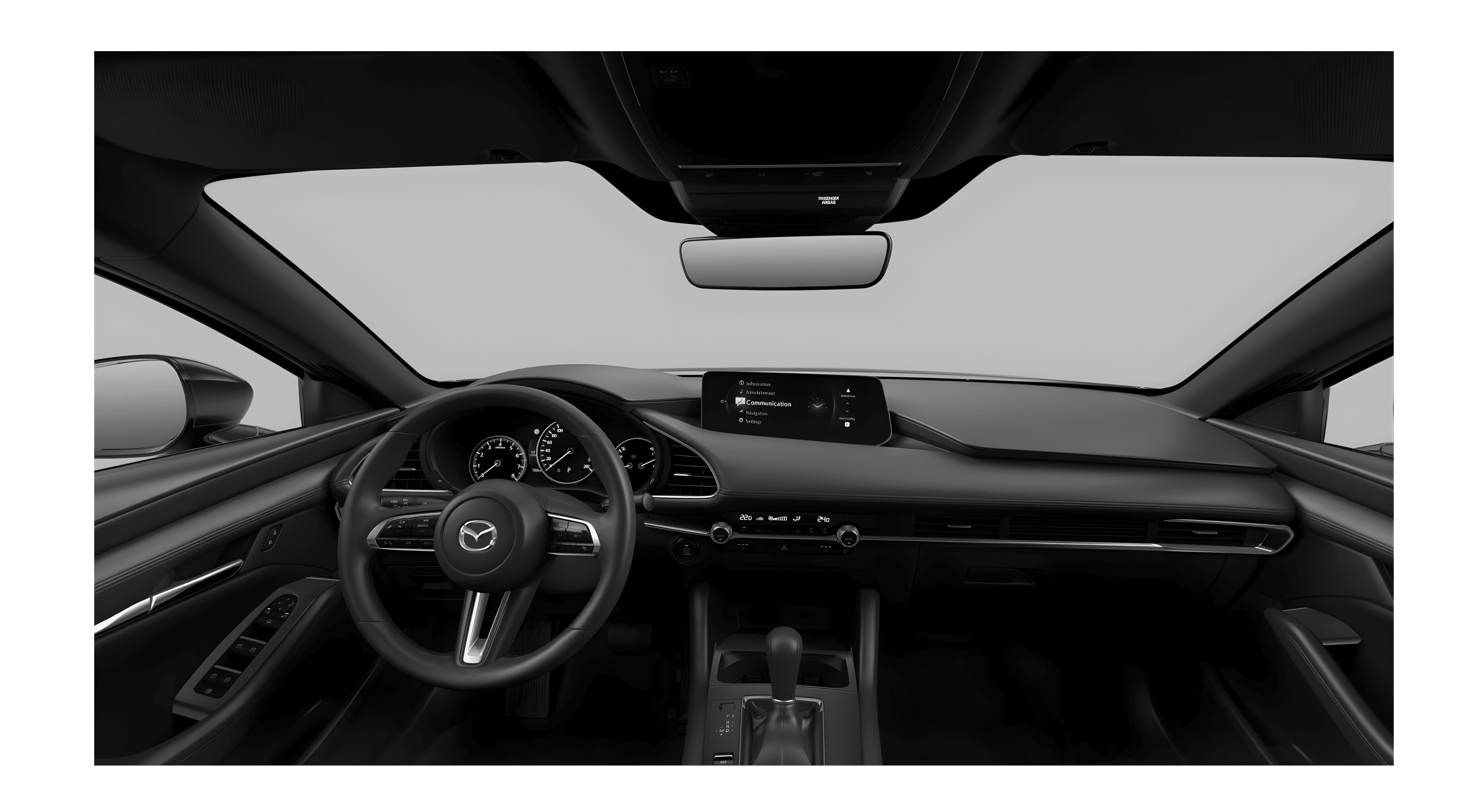 Armaturenbrett eines Mazda Mazda3