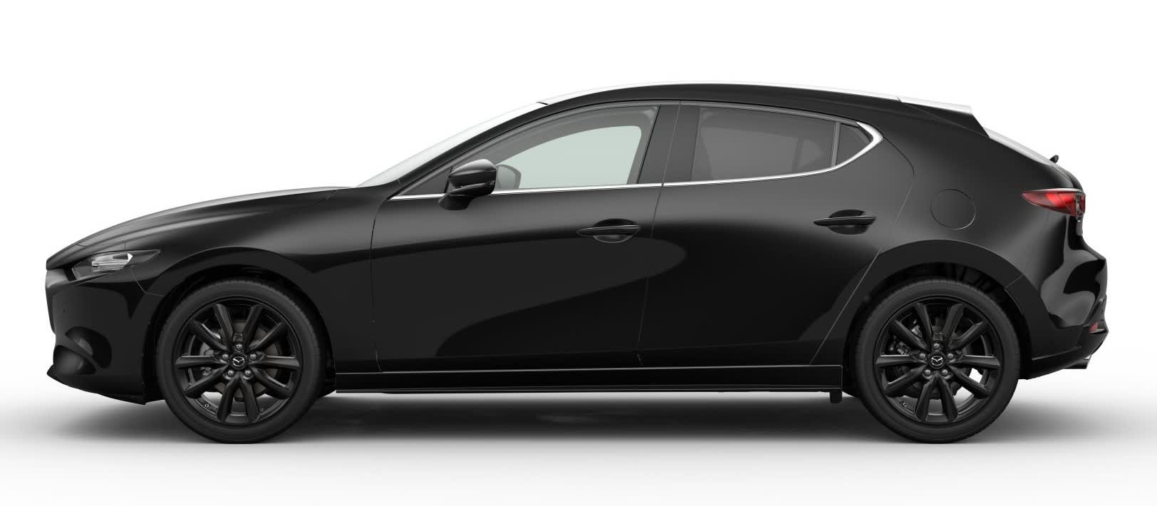 Seitenansicht eines Mazda Mazda3