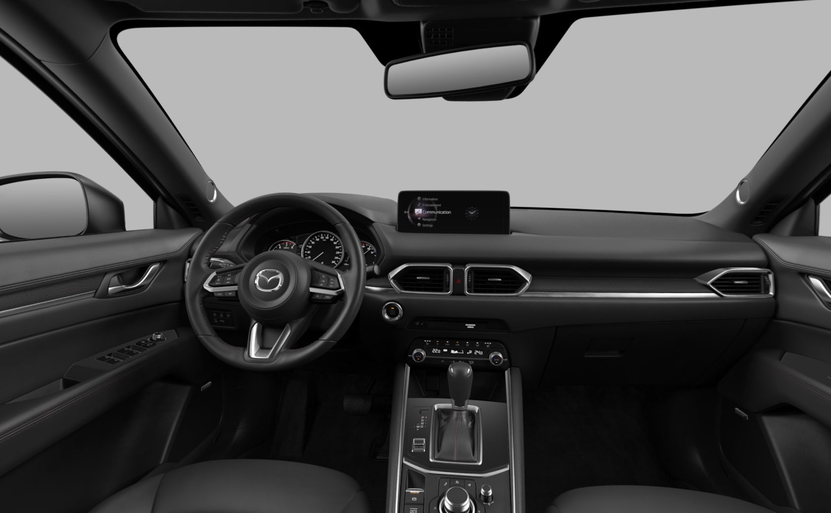 Ansicht des Armaturenbretts eines Mazda CX-5