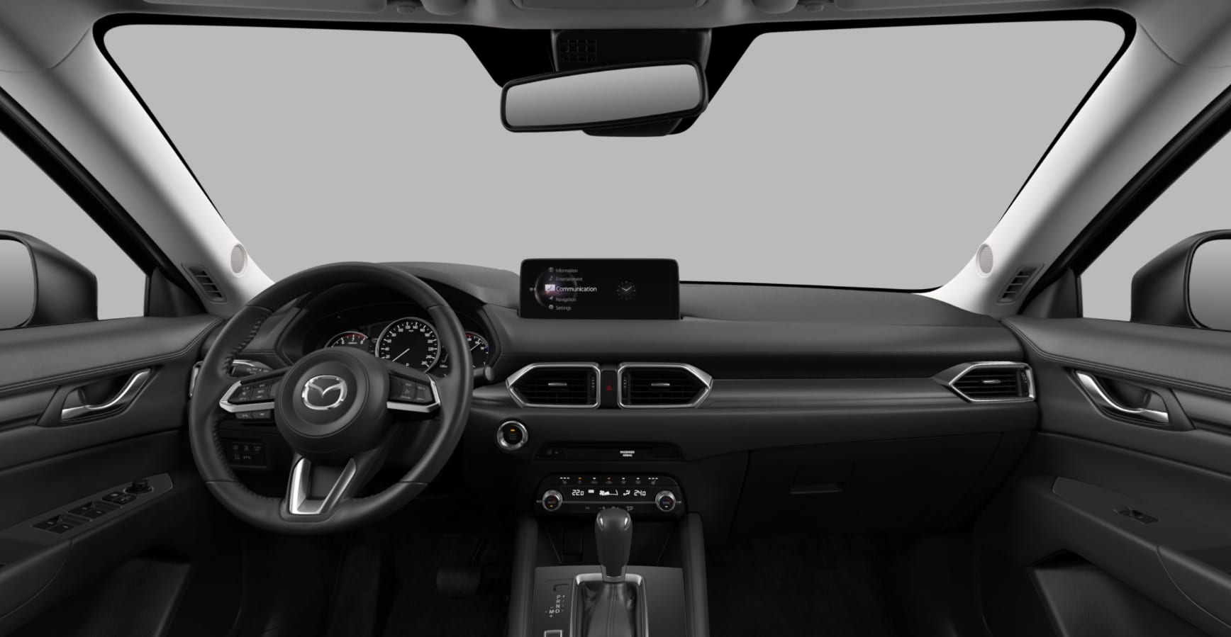 Ansicht des Armaturenbretts eines Mazda CX-5