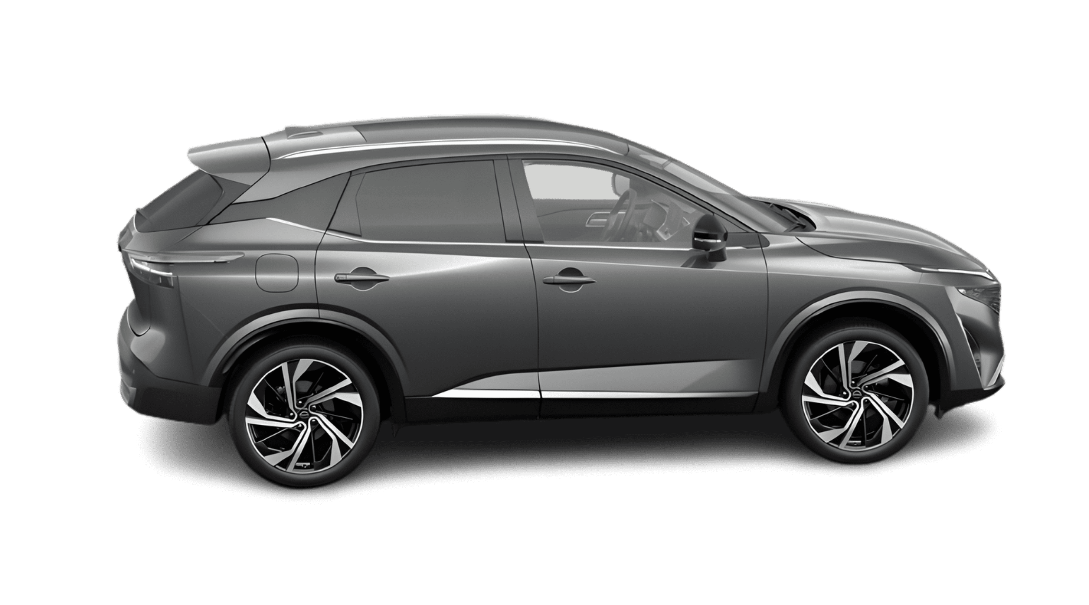 Seitenansicht eines Nissan Qashqai