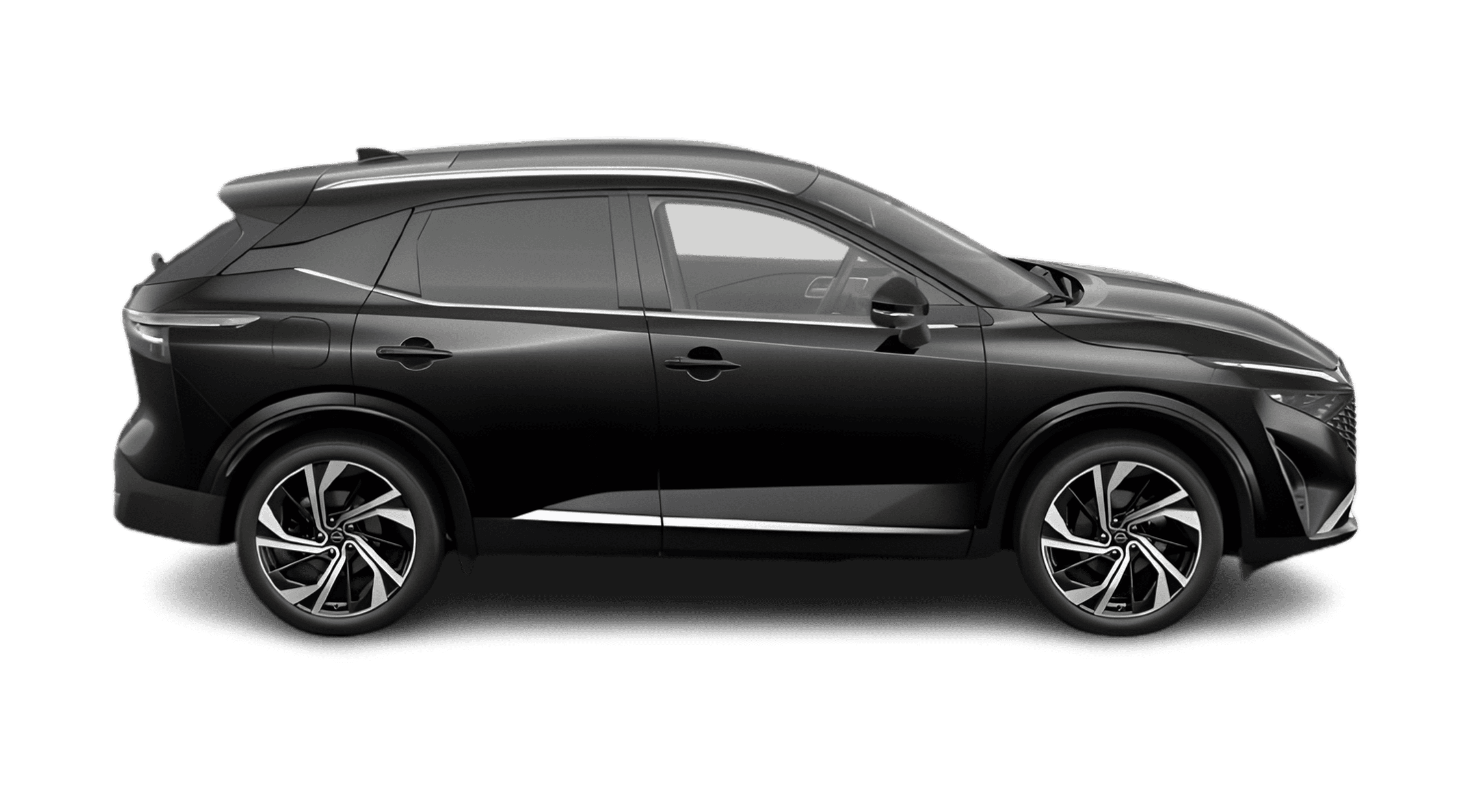 Seitenansicht eines Nissan Qashqai