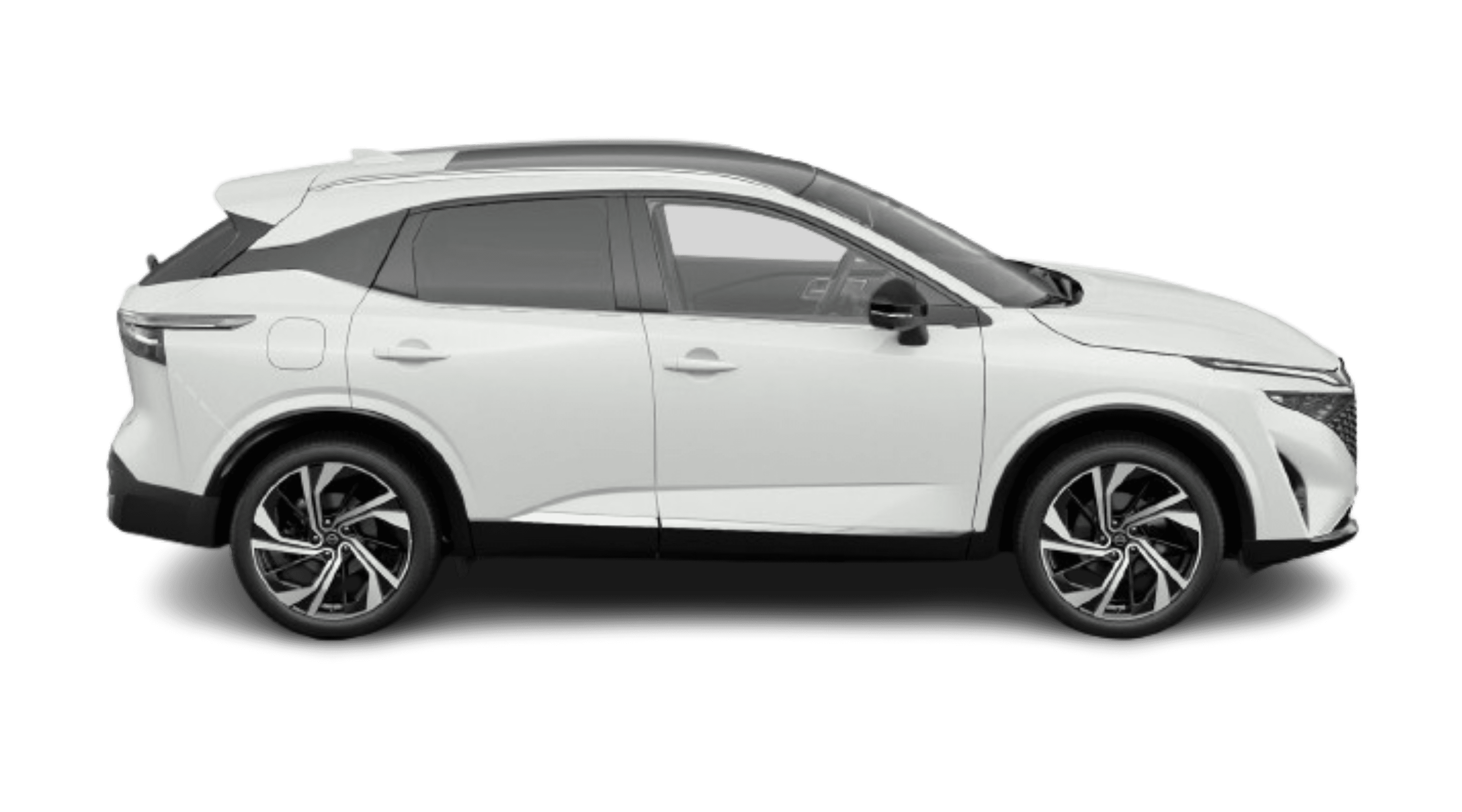 Seitenansicht eines Nissan Qashqai