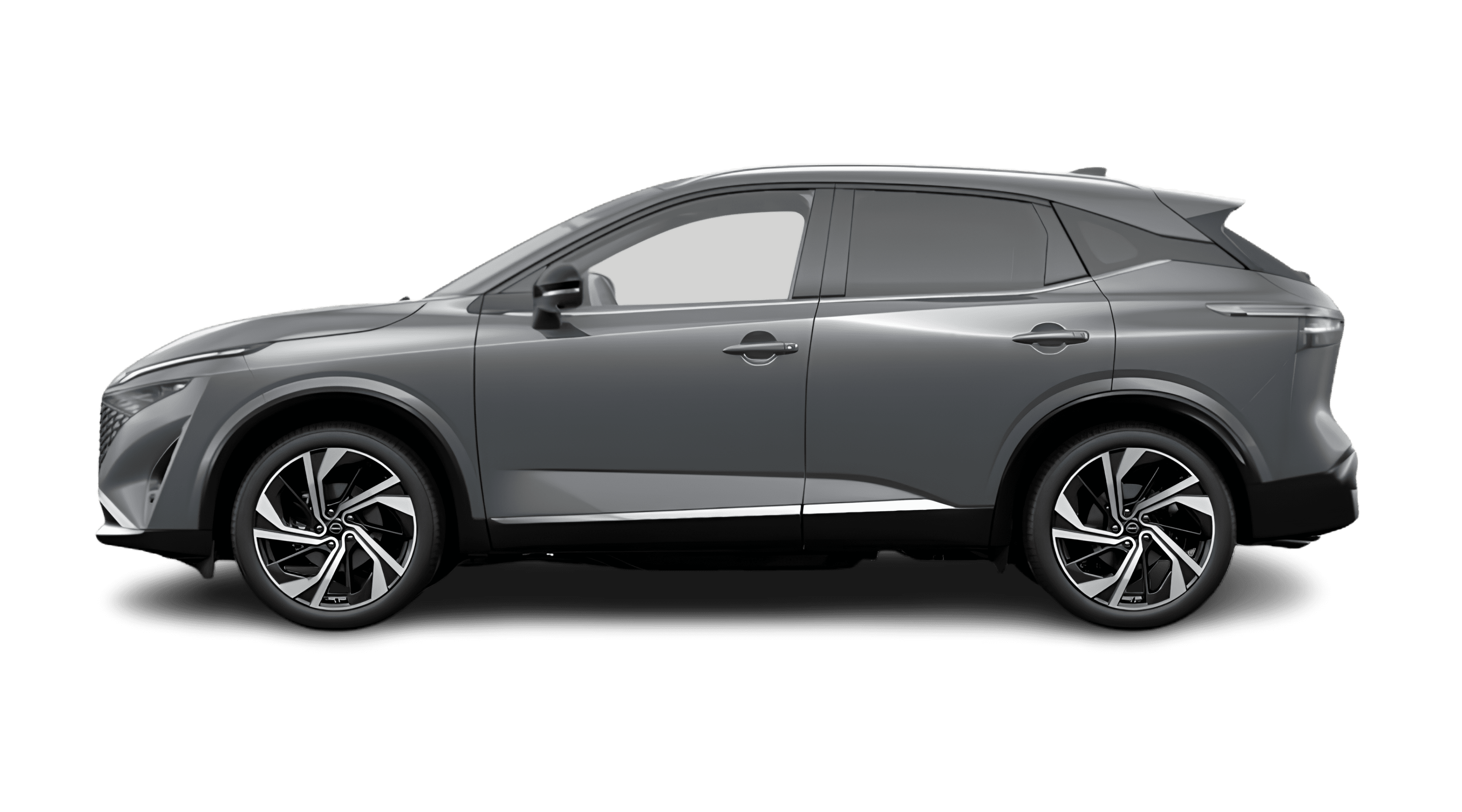 Seitenansicht eines Nissan Qashqai