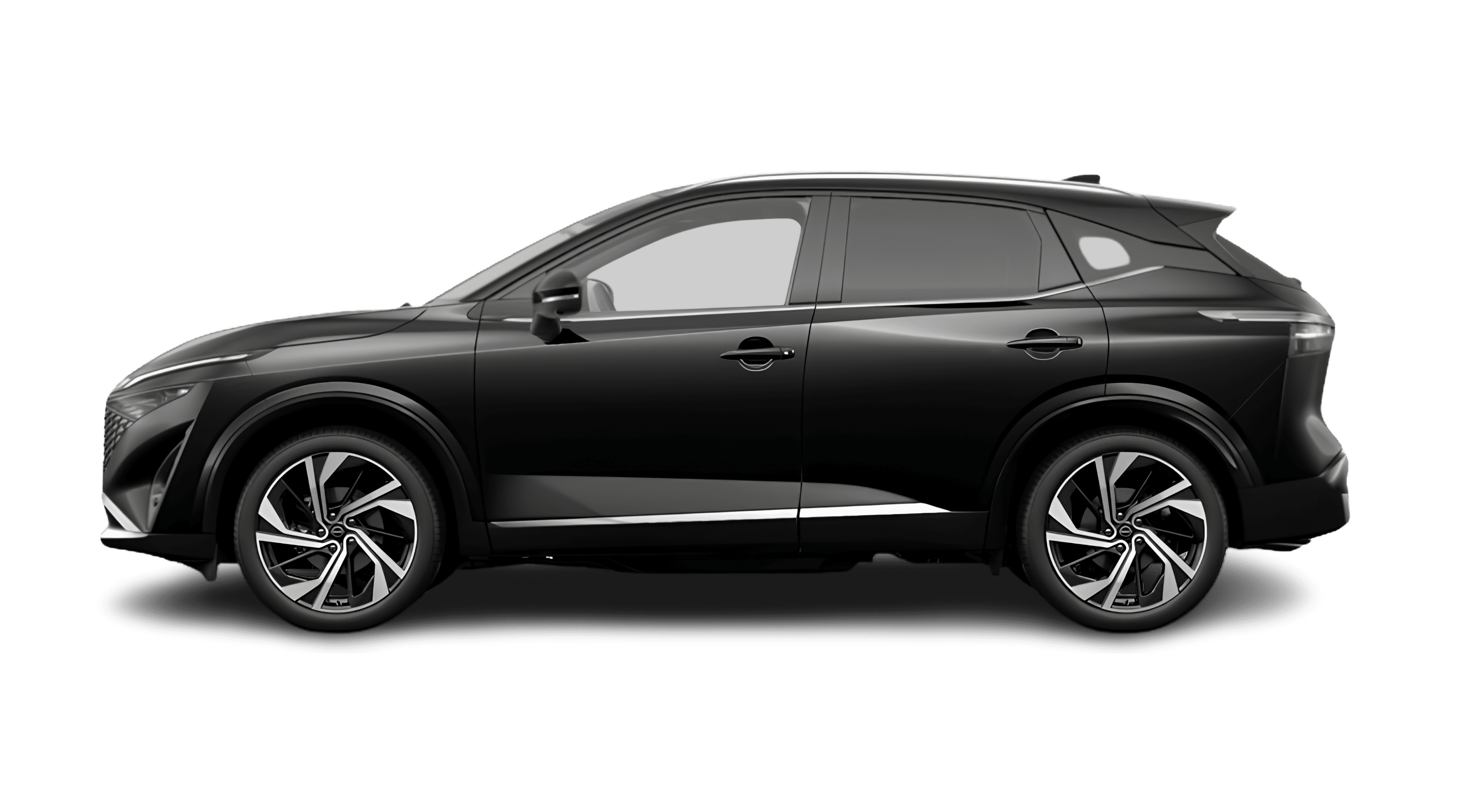 Seitenansicht eines Nissan Qashqai