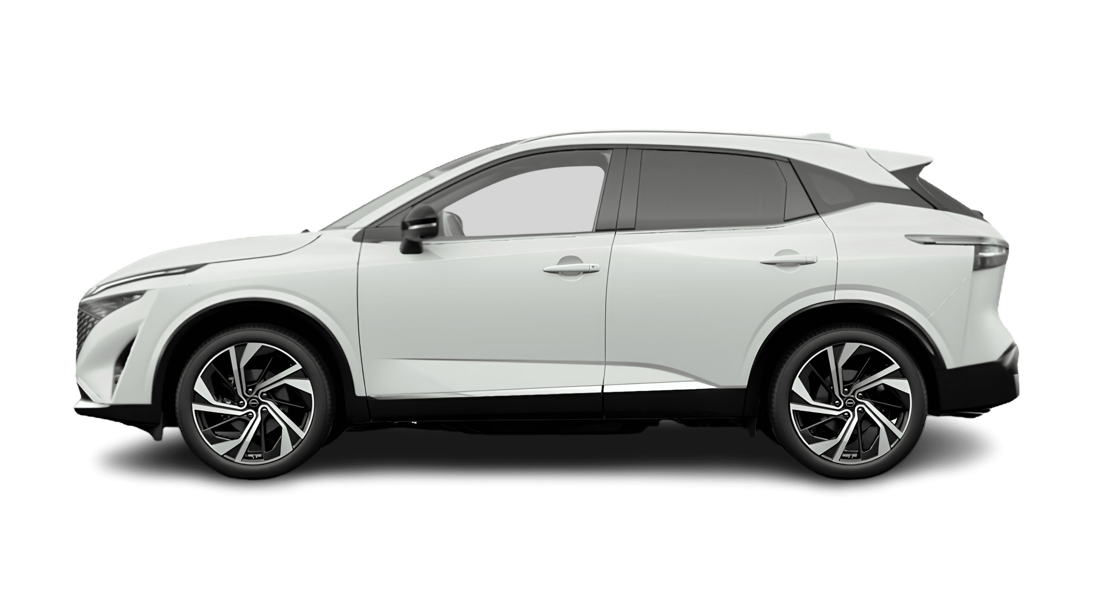 Seitenansicht eines Nissan Qashqai