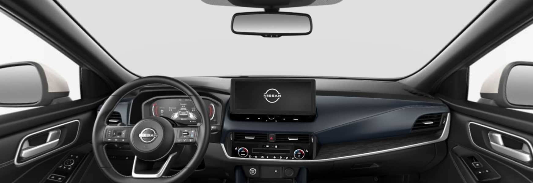 Ansicht des Armaturenbretts eines Nissan Qashqai