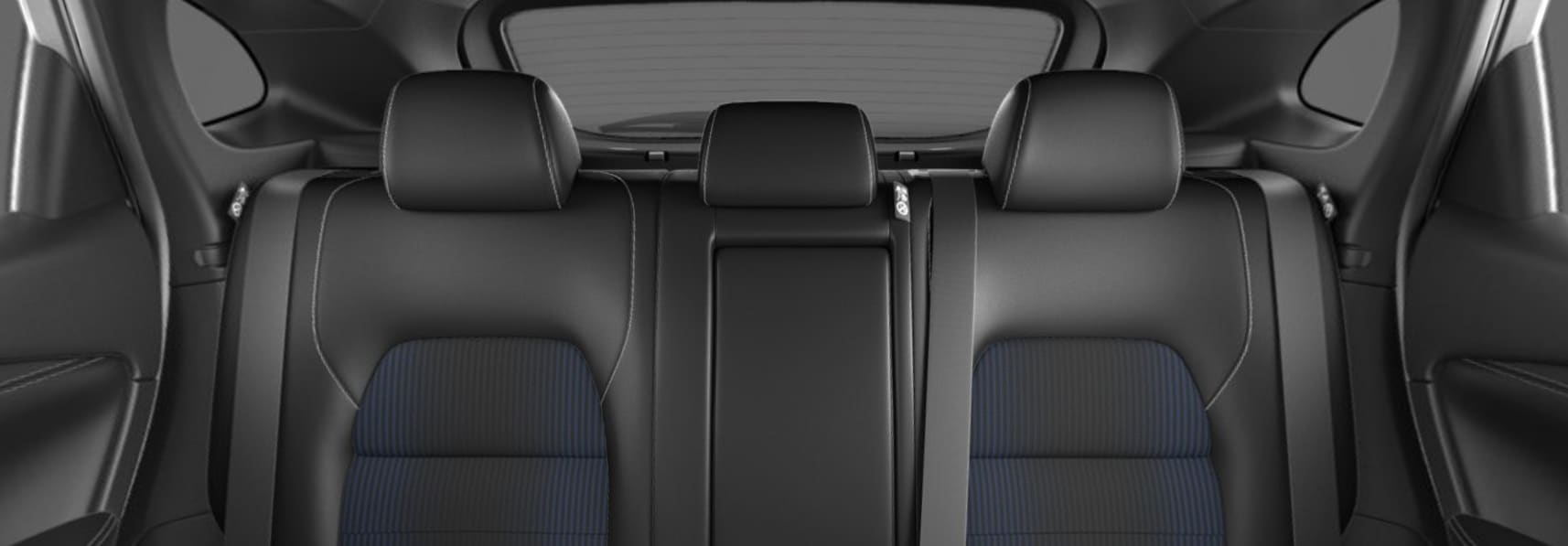 Ansicht der Rücksitze eines Nissan Qashqai