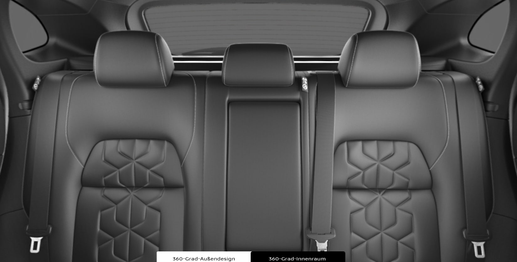 Ansicht der Rücksitze eines Nissan Qashqai