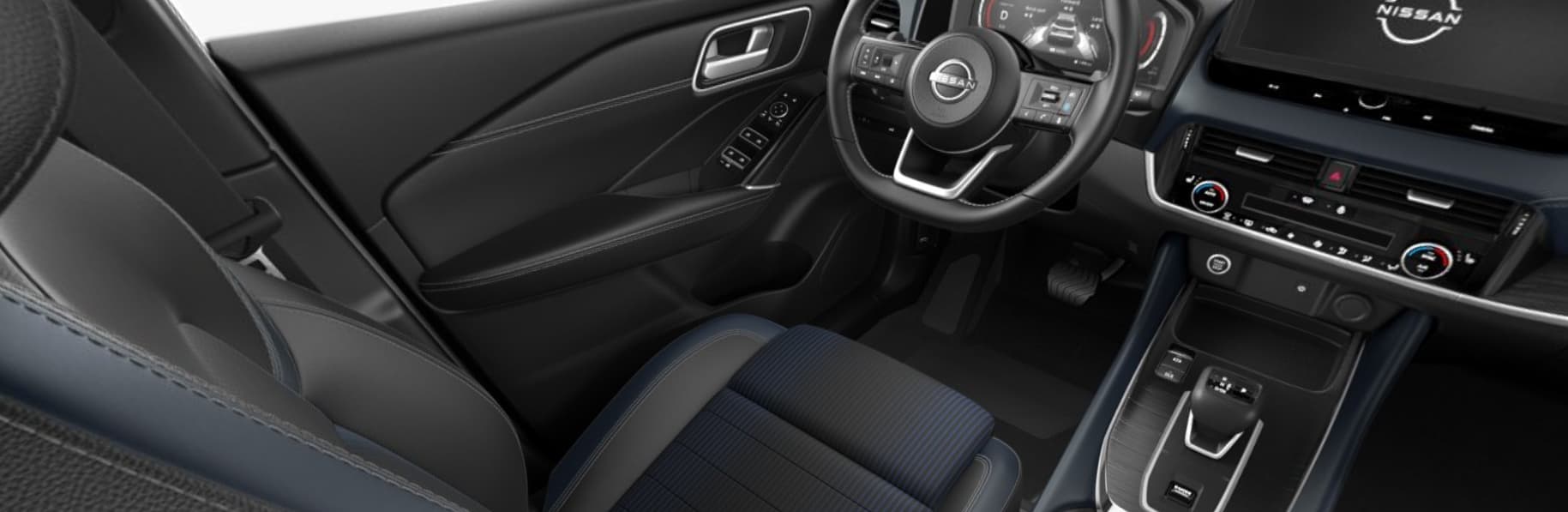 Ansicht der Frontsitze eines Nissan Qashqai