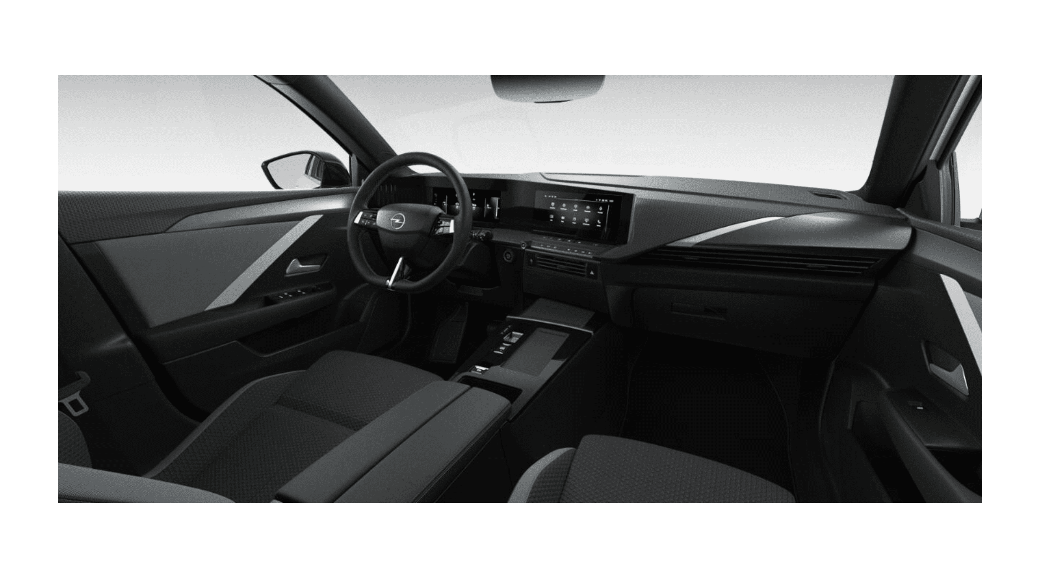 Ansicht des Armaturenbretts eines Opel Astra