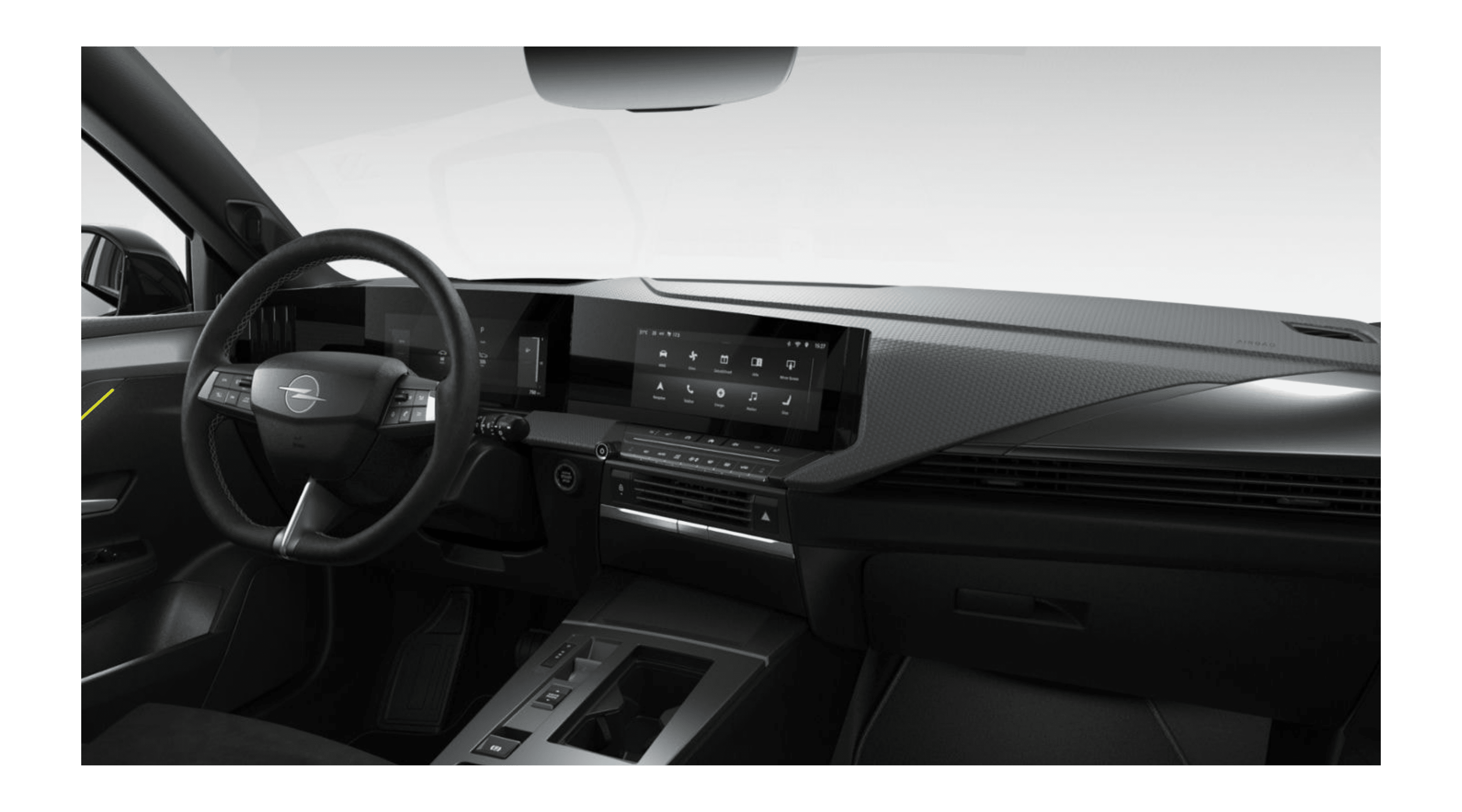 Armaturenbrett eines Opel Astra