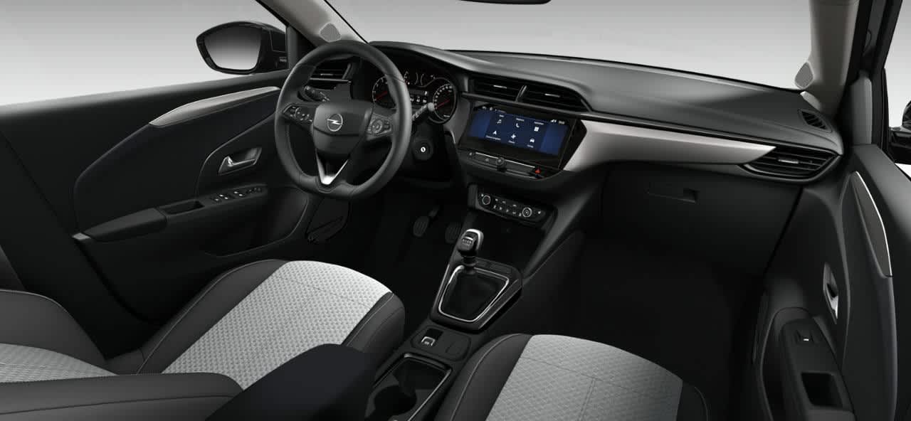 Ansicht des Armaturenbretts eines Opel Corsa